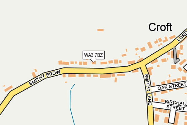 WA3 7BZ map - OS OpenMap – Local (Ordnance Survey) WA3 7BZ map - OS OpenMap – Local (Ordnance Survey)