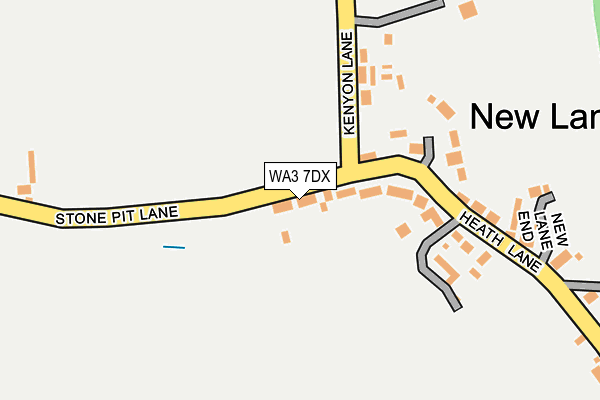 WA3 7DX map - OS OpenMap – Local (Ordnance Survey) WA3 7DX map - OS OpenMap – Local (Ordnance Survey)