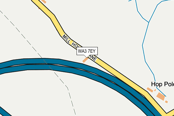 WA3 7EY map - OS OpenMap – Local (Ordnance Survey) WA3 7EY map - OS OpenMap – Local (Ordnance Survey)