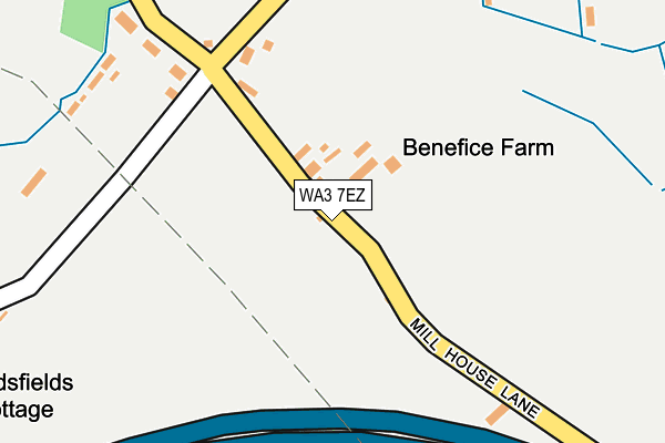 WA3 7EZ map - OS OpenMap – Local (Ordnance Survey) WA3 7EZ map - OS OpenMap – Local (Ordnance Survey)