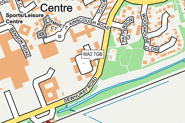 WA3 7GB map - OS OpenMap – Local (Ordnance Survey) WA3 7GB map - OS OpenMap – Local (Ordnance Survey)