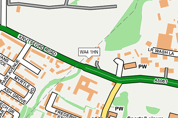 WA4 1HN map - OS OpenMap – Local (Ordnance Survey) WA4 1HN map - OS OpenMap – Local (Ordnance Survey)