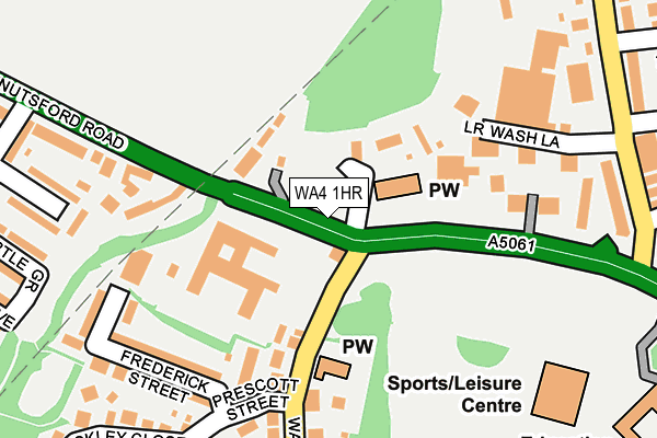 WA4 1HR map - OS OpenMap – Local (Ordnance Survey) WA4 1HR map - OS OpenMap – Local (Ordnance Survey)