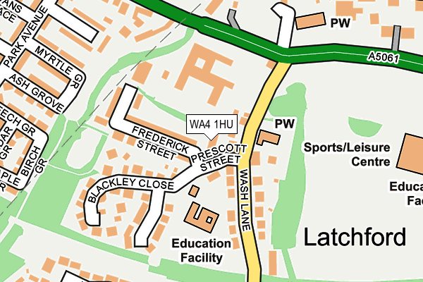 WA4 1HU map - OS OpenMap – Local (Ordnance Survey) WA4 1HU map - OS OpenMap – Local (Ordnance Survey)