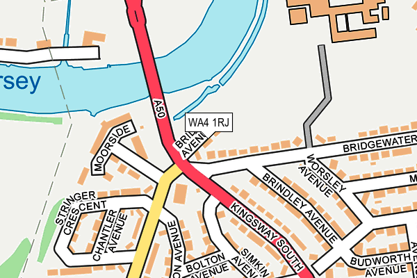 WA4 1RJ map - OS OpenMap – Local (Ordnance Survey) WA4 1RJ map - OS OpenMap – Local (Ordnance Survey)