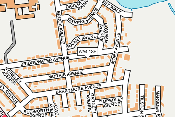 WA4 1SH map - OS OpenMap – Local (Ordnance Survey) WA4 1SH map - OS OpenMap – Local (Ordnance Survey)