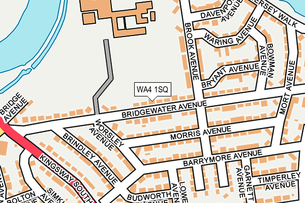 WA4 1SQ map - OS OpenMap – Local (Ordnance Survey) WA4 1SQ map - OS OpenMap – Local (Ordnance Survey)