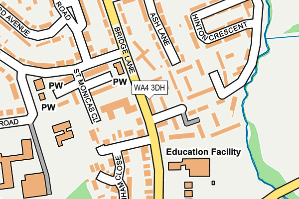 WA4 3DH map - OS OpenMap – Local (Ordnance Survey) WA4 3DH map - OS OpenMap – Local (Ordnance Survey)