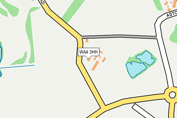WA4 3HH map - OS OpenMap – Local (Ordnance Survey) WA4 3HH map - OS OpenMap – Local (Ordnance Survey)