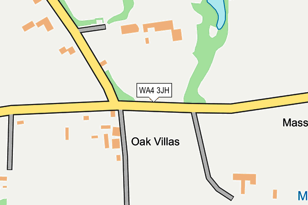 WA4 3JH map - OS OpenMap – Local (Ordnance Survey) WA4 3JH map - OS OpenMap – Local (Ordnance Survey)