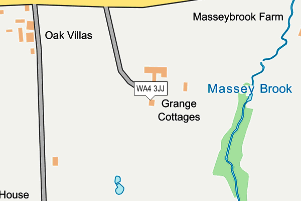 WA4 3JJ map - OS OpenMap – Local (Ordnance Survey) WA4 3JJ map - OS OpenMap – Local (Ordnance Survey)