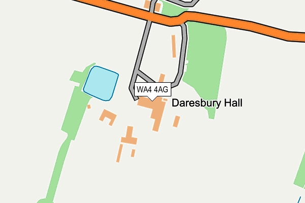 WA4 4AG map - OS OpenMap – Local (Ordnance Survey)