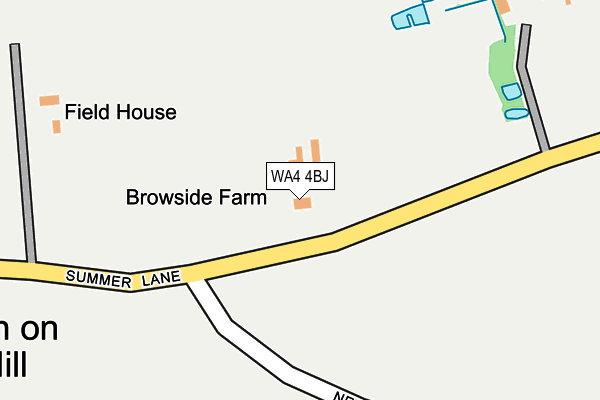 WA4 4BJ map - OS OpenMap – Local (Ordnance Survey) WA4 4BJ map - OS OpenMap – Local (Ordnance Survey)