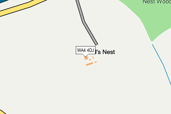 WA4 4DJ map - OS OpenMap – Local (Ordnance Survey) WA4 4DJ map - OS OpenMap – Local (Ordnance Survey)