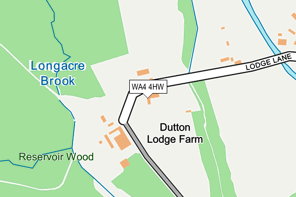 WA4 4HW map - OS OpenMap – Local (Ordnance Survey) WA4 4HW map - OS OpenMap – Local (Ordnance Survey)