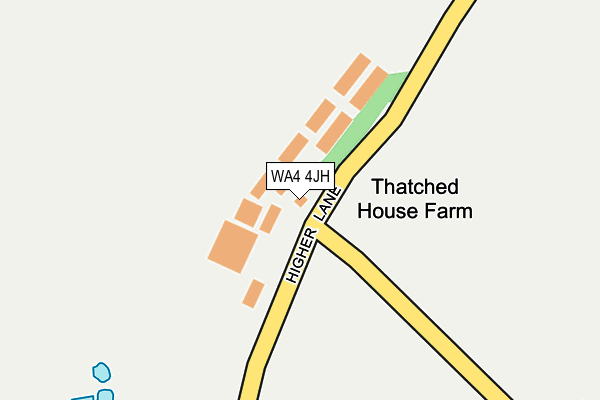 WA4 4JH map - OS OpenMap – Local (Ordnance Survey) WA4 4JH map - OS OpenMap – Local (Ordnance Survey)