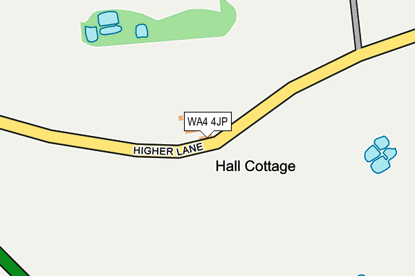 WA4 4JP map - OS OpenMap – Local (Ordnance Survey) WA4 4JP map - OS OpenMap – Local (Ordnance Survey)