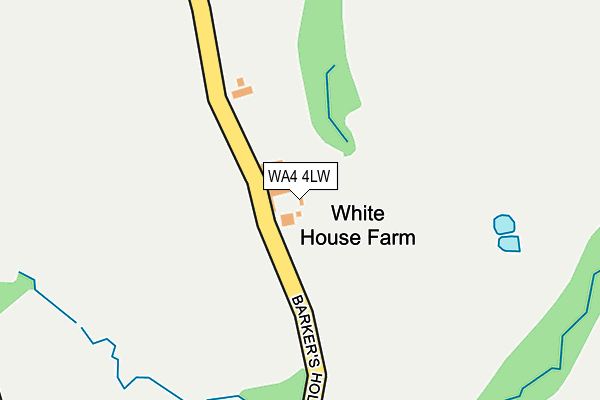 WA4 4LW map - OS OpenMap – Local (Ordnance Survey) WA4 4LW map - OS OpenMap – Local (Ordnance Survey)