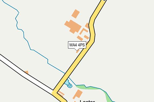 WA4 4PS map - OS OpenMap – Local (Ordnance Survey) WA4 4PS map - OS OpenMap – Local (Ordnance Survey)