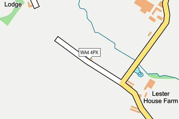 WA4 4PX map - OS OpenMap – Local (Ordnance Survey) WA4 4PX map - OS OpenMap – Local (Ordnance Survey)