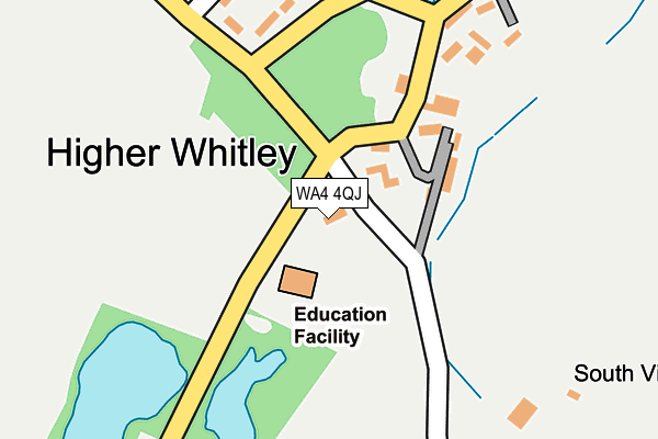 WA4 4QJ map - OS OpenMap – Local (Ordnance Survey) WA4 4QJ map - OS OpenMap – Local (Ordnance Survey)