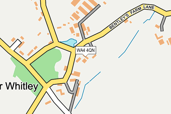WA4 4QN map - OS OpenMap – Local (Ordnance Survey) WA4 4QN map - OS OpenMap – Local (Ordnance Survey)