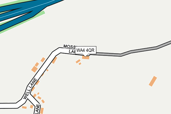 WA4 4QR map - OS OpenMap – Local (Ordnance Survey) WA4 4QR map - OS OpenMap – Local (Ordnance Survey)