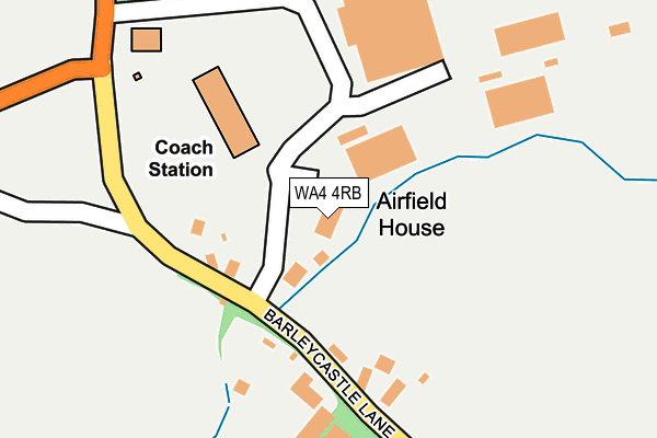 WA4 4RB map - OS OpenMap – Local (Ordnance Survey) WA4 4RB map - OS OpenMap – Local (Ordnance Survey)
