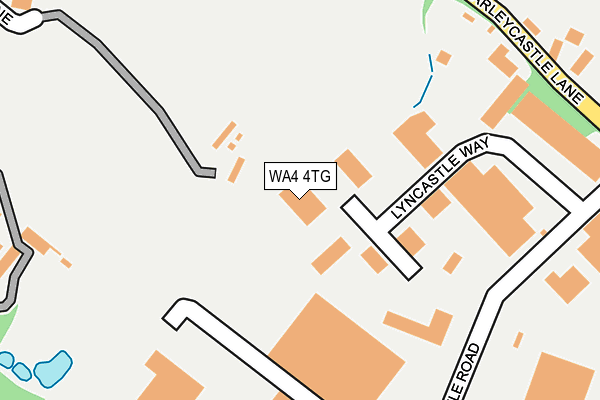 WA4 4TG map - OS OpenMap – Local (Ordnance Survey) WA4 4TG map - OS OpenMap – Local (Ordnance Survey)