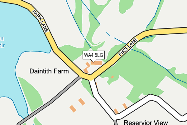 WA4 5LG map - OS OpenMap – Local (Ordnance Survey) WA4 5LG map - OS OpenMap – Local (Ordnance Survey)