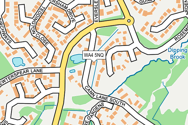 WA4 5NQ map - OS OpenMap – Local (Ordnance Survey) WA4 5NQ map - OS OpenMap – Local (Ordnance Survey)