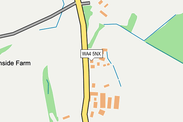 WA4 5NX map - OS OpenMap – Local (Ordnance Survey) WA4 5NX map - OS OpenMap – Local (Ordnance Survey)