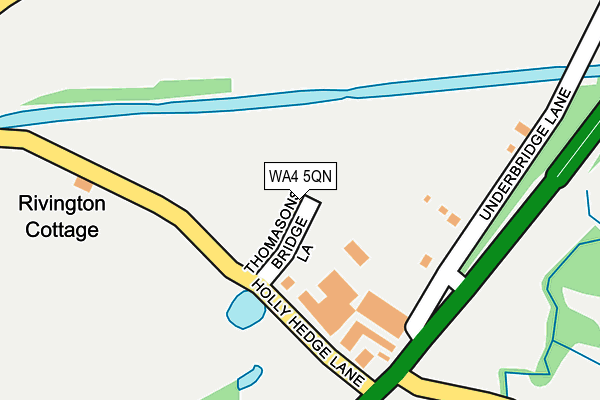 WA4 5QN map - OS OpenMap – Local (Ordnance Survey) WA4 5QN map - OS OpenMap – Local (Ordnance Survey)