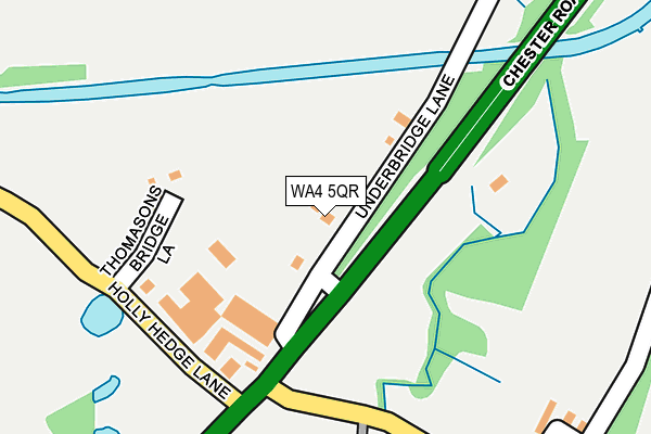 WA4 5QR map - OS OpenMap – Local (Ordnance Survey) WA4 5QR map - OS OpenMap – Local (Ordnance Survey)