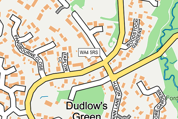WA4 5RS map - OS OpenMap – Local (Ordnance Survey) WA4 5RS map - OS OpenMap – Local (Ordnance Survey)