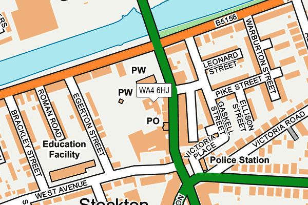 WA4 6HJ map - OS OpenMap – Local (Ordnance Survey) WA4 6HJ map - OS OpenMap – Local (Ordnance Survey)