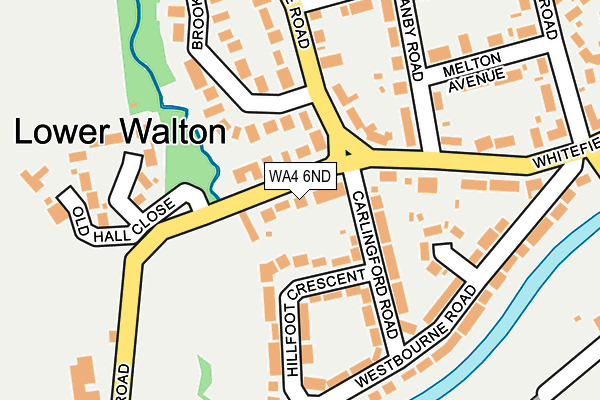 WA4 6ND map - OS OpenMap – Local (Ordnance Survey) WA4 6ND map - OS OpenMap – Local (Ordnance Survey)