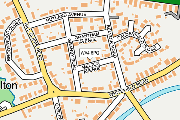 WA4 6PQ map - OS OpenMap – Local (Ordnance Survey) WA4 6PQ map - OS OpenMap – Local (Ordnance Survey)
