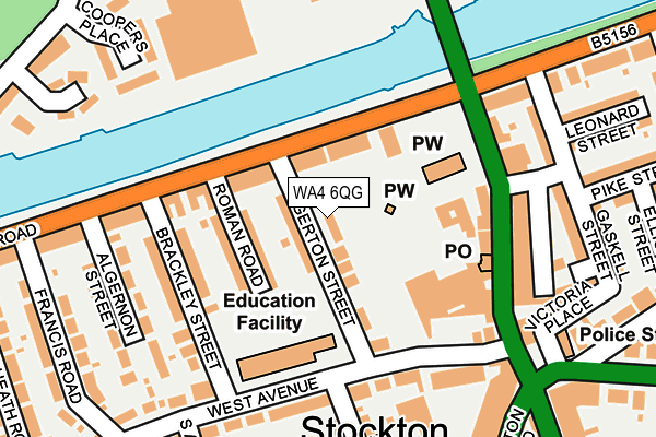 WA4 6QG map - OS OpenMap – Local (Ordnance Survey)