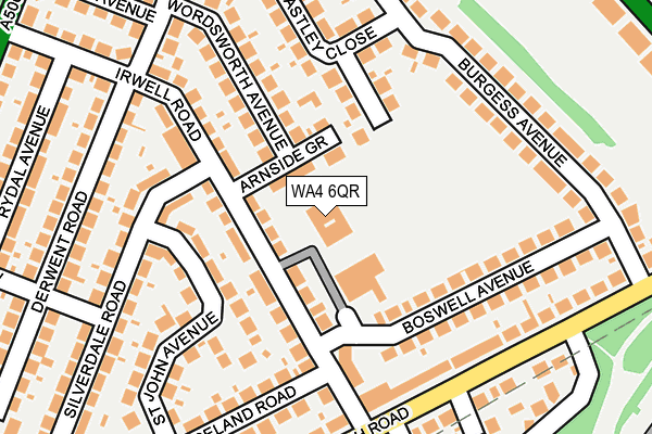 WA4 6QR map - OS OpenMap – Local (Ordnance Survey) WA4 6QR map - OS OpenMap – Local (Ordnance Survey)