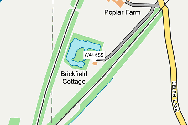 WA4 6SS map - OS OpenMap – Local (Ordnance Survey) WA4 6SS map - OS OpenMap – Local (Ordnance Survey)