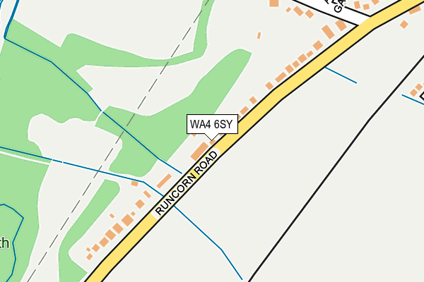 WA4 6SY map - OS OpenMap – Local (Ordnance Survey) WA4 6SY map - OS OpenMap – Local (Ordnance Survey)
