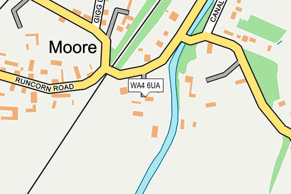 WA4 6UA map - OS OpenMap – Local (Ordnance Survey) WA4 6UA map - OS OpenMap – Local (Ordnance Survey)