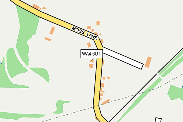 WA4 6UT map - OS OpenMap – Local (Ordnance Survey) WA4 6UT map - OS OpenMap – Local (Ordnance Survey)