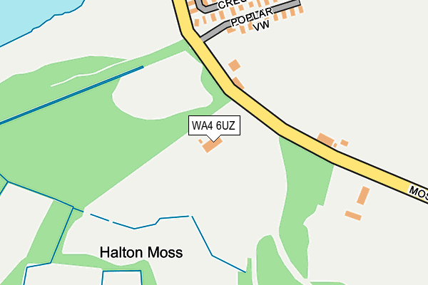 WA4 6UZ map - OS OpenMap – Local (Ordnance Survey) WA4 6UZ map - OS OpenMap – Local (Ordnance Survey)