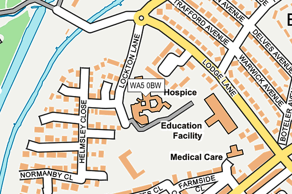 WA5 0BW map - OS OpenMap – Local (Ordnance Survey) WA5 0BW map - OS OpenMap – Local (Ordnance Survey)