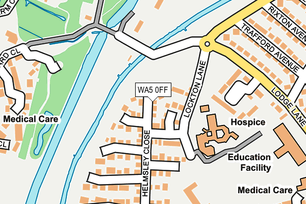 WA5 0FF map - OS OpenMap – Local (Ordnance Survey) WA5 0FF map - OS OpenMap – Local (Ordnance Survey)