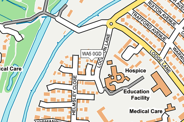 WA5 0GD map - OS OpenMap – Local (Ordnance Survey) WA5 0GD map - OS OpenMap – Local (Ordnance Survey)