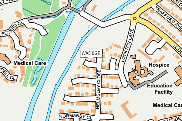 WA5 0GE map - OS OpenMap – Local (Ordnance Survey) WA5 0GE map - OS OpenMap – Local (Ordnance Survey)