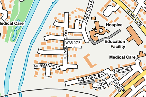 WA5 0GF map - OS OpenMap – Local (Ordnance Survey) WA5 0GF map - OS OpenMap – Local (Ordnance Survey)